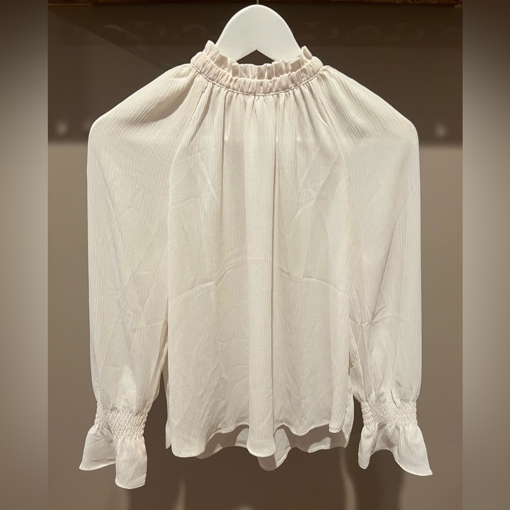 Flowy White Loft Top